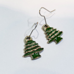 Lebanese Cedar Earrings – Handmade in Lebanon, Nickel Plated Yellow Brass 🇱🇧