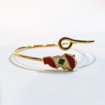 Lebanon Map Bracelet – Handmade in Lebanon, 21K Gold Plated  Brass 🇱🇧