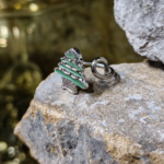 Lebanese Cedar Ring – Handmade in Lebanon, Nickel Plated Brass 🇱🇧 - Image 3