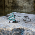 Lebanese Cedar Bracelet – Handmade in Lebanon, Nickel Plated  Brass 🇱🇧 - Image 4