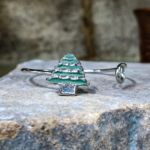 Lebanese Cedar Bracelet – Handmade in Lebanon, Nickel Plated  Brass 🇱🇧 - Image 5